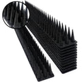 BRAND NEW ~ 12 Pack Defender Indoor Outdoor Black Plastic Security Fence Spikes