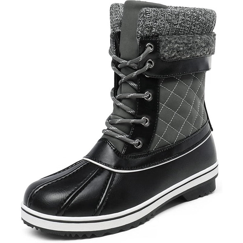 NWT ~ Women's Mid-Calf Winter Duck Boots ~ Waterproof Insulated Adjustable ~ 6