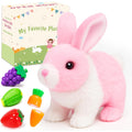 BRAND NEW ~ 7" Walking Rabbit Interactive Electronic Hopping Pet Plush Bunny Toy