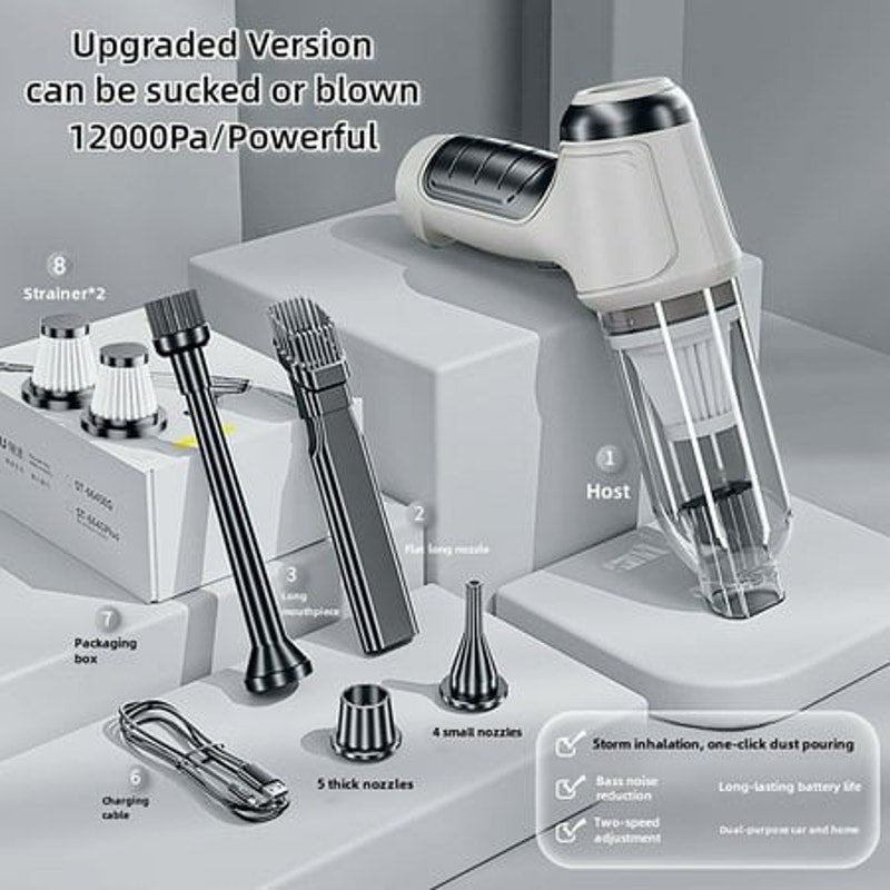 BRAND NEW ~ Lightweight Cordless Handheld Powerful Suction Car Vacuum Cleaner