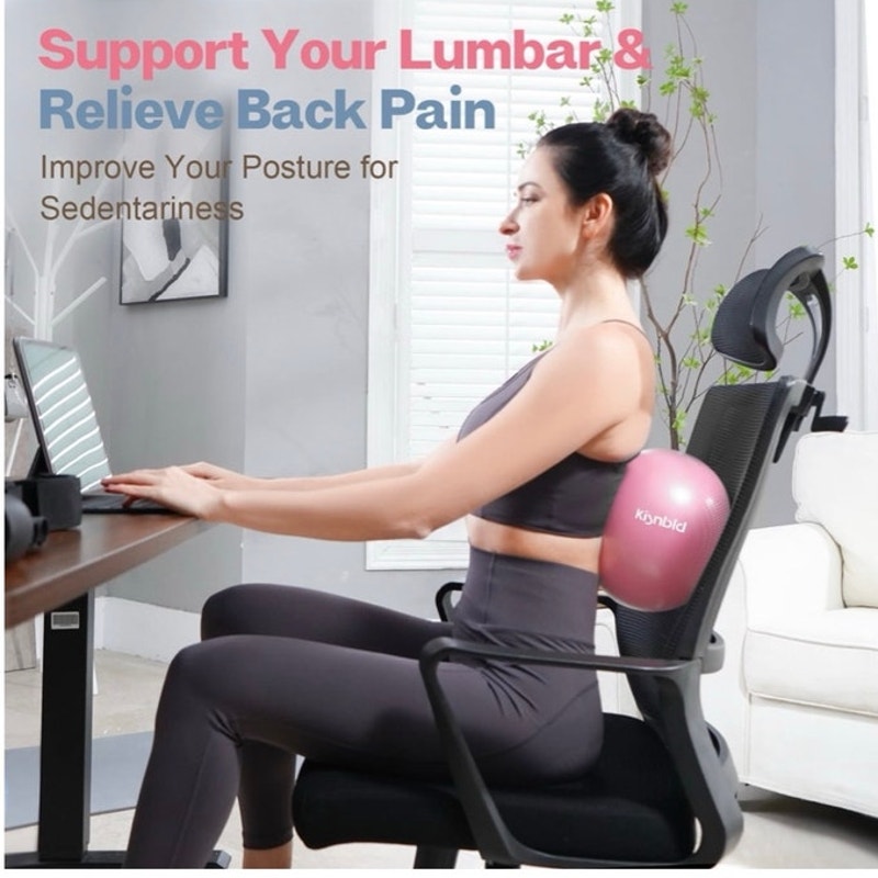 BRAND NEW ~ Pilates 9 Inch Anti Burst Small Exercise Ball for Stretching etc..
