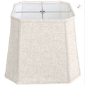 BRAND NEW ~ Square Beige Linen Lamp Shade Spider Replacement Lampshade