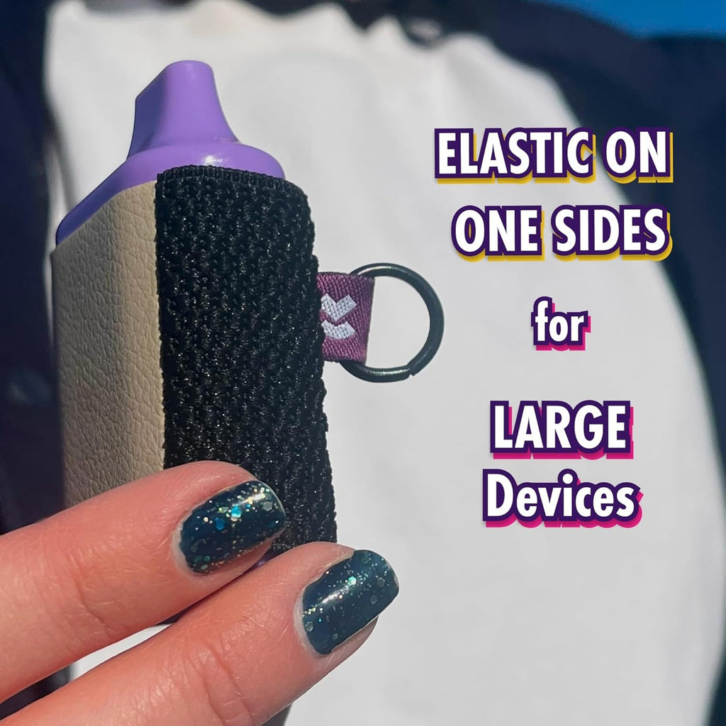 NWT ~ Vape Holder & Lanyard ~ Strong Elastic E Cigarette ~ Beige & Black