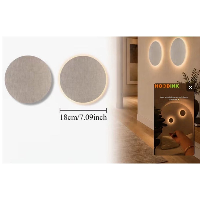 BRAND NEW ~ Set/2 Wireless Rechargeable Wall Lights ~ Remote ~ Timer ~ 3 Levels