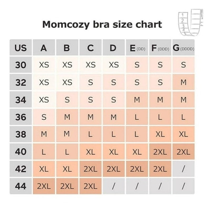 NWT ~ Momcozy Black Maternity Hands-Free Pumping Nursing Bra ~ Women's Size XL