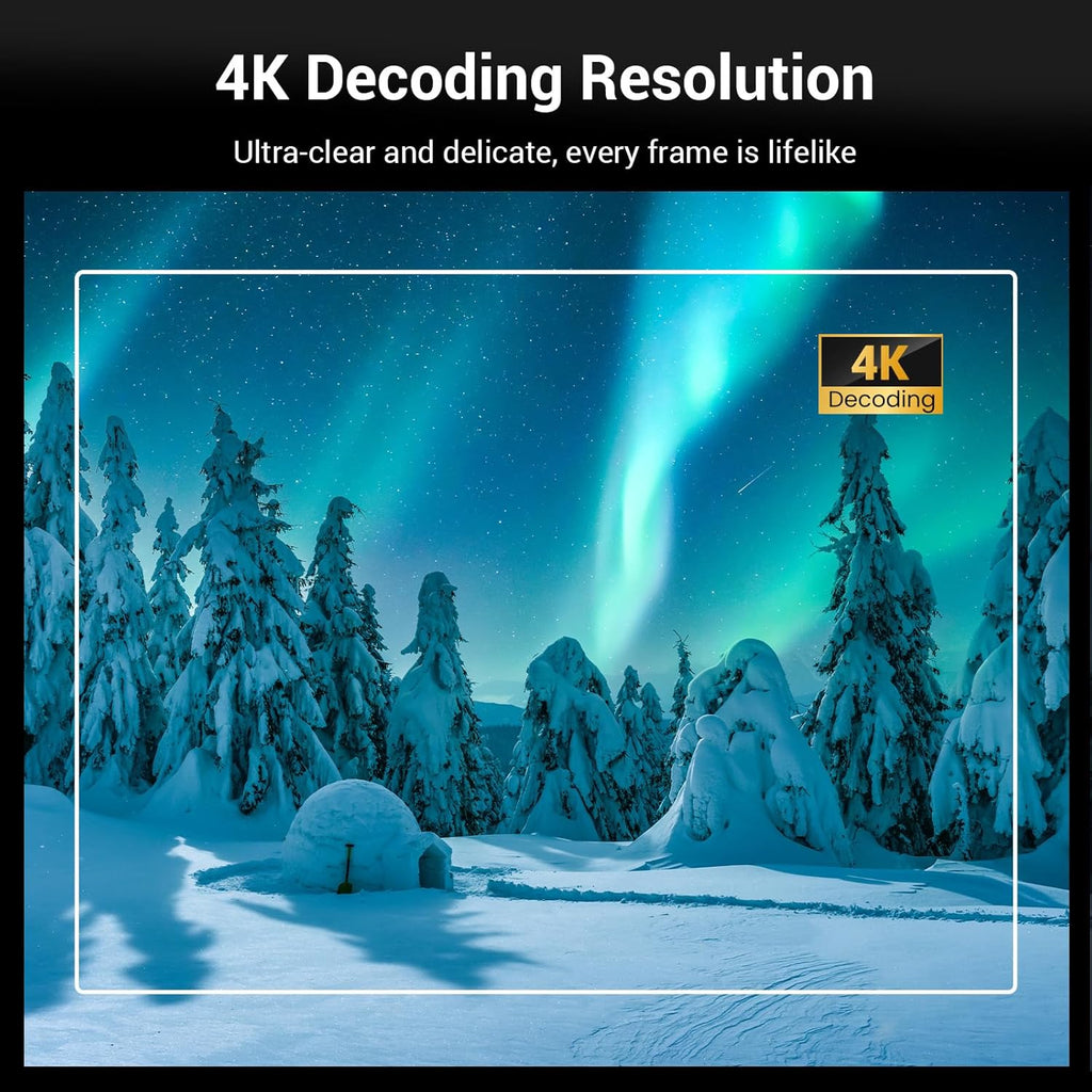 BRAND NEW ~ 1500 ANSI Smart Outdoor Projector Built-in Apps 30W Dolby Audio