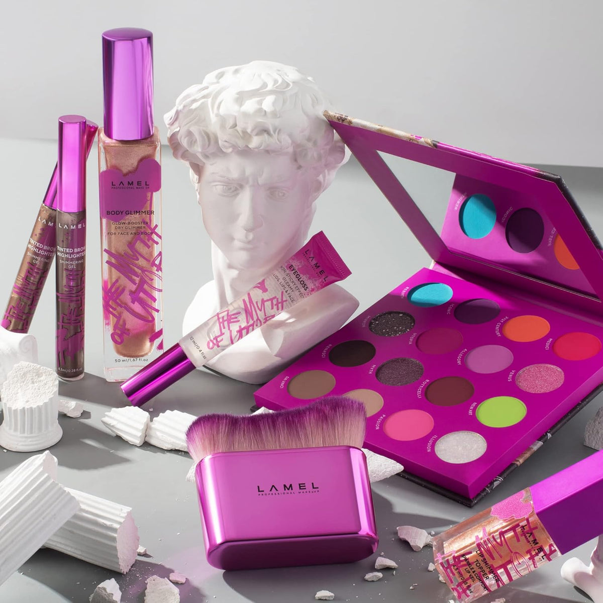 BRAND NEW ~ Lamel Myth of Utopia Kit ~ Lip & Eye Gloss - Glimmer For Face & Body