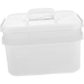 BRAND NEW ~ Large Capacity Manicure Tool Storage Box & Handle & Tray Organizer