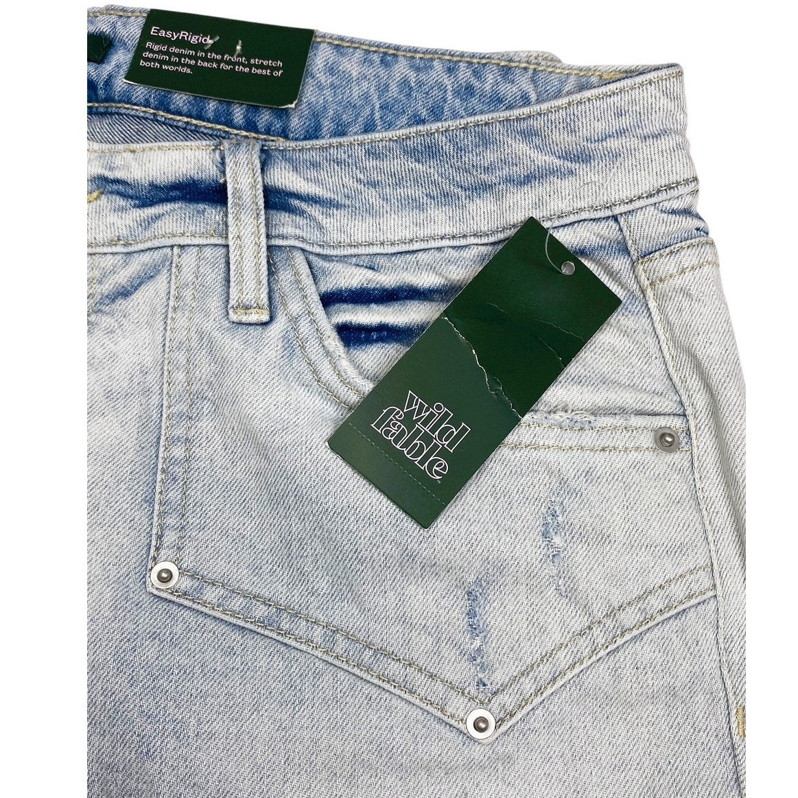 NWT ~ Wild Fable Ultra Light Blue Bootcut Low Rise Denim Jeans ~ Women's Size 12