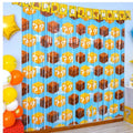 BRAND NEW ~ Set/16 Super Mario Bros. Foil Fringe Game Theme Party Curtain Backdrop