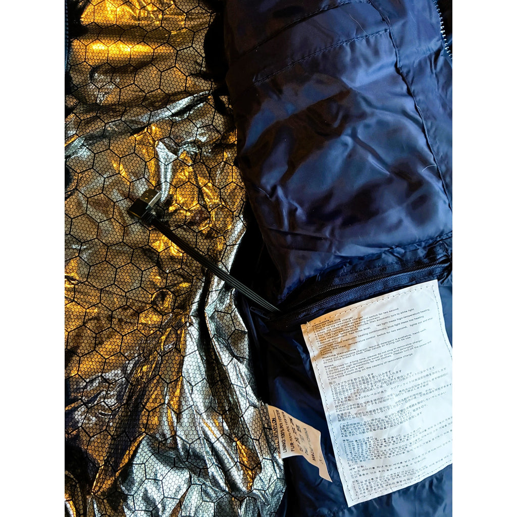 BRAND NEW ~ NWOT ~ Electric USB Navy Blue Heated Puffer Jacket Thermal Coat ~ XL