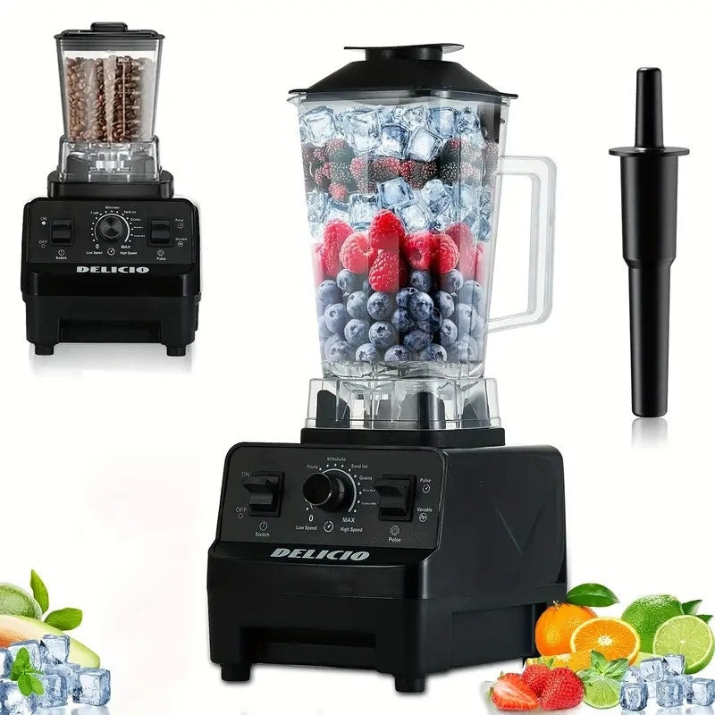 NWT ~ 330W 2-in-1 Powerful Self Cleaning Blender Smoothies Milkshakes & Juices