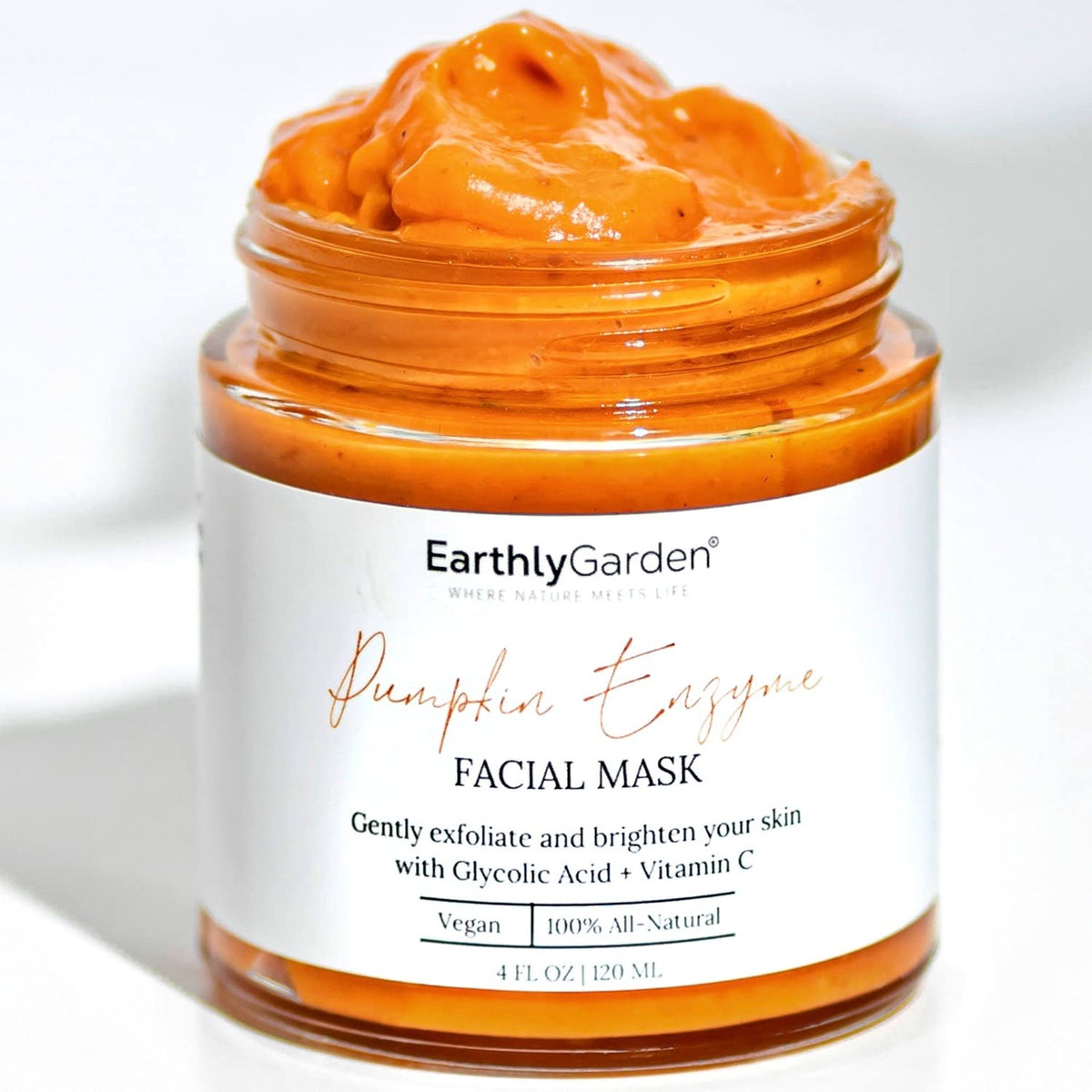 NWT ~ Pumpkin Enzyme Exfoliating Face Mask Natural Facial Treatment