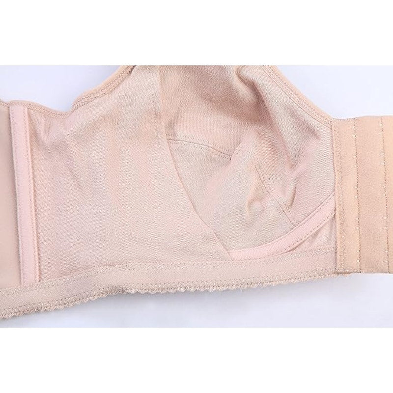 NWT ~ Set/3 Front Closure Comfortable NonSlip Wide Shoulder Straps Bras Size 44