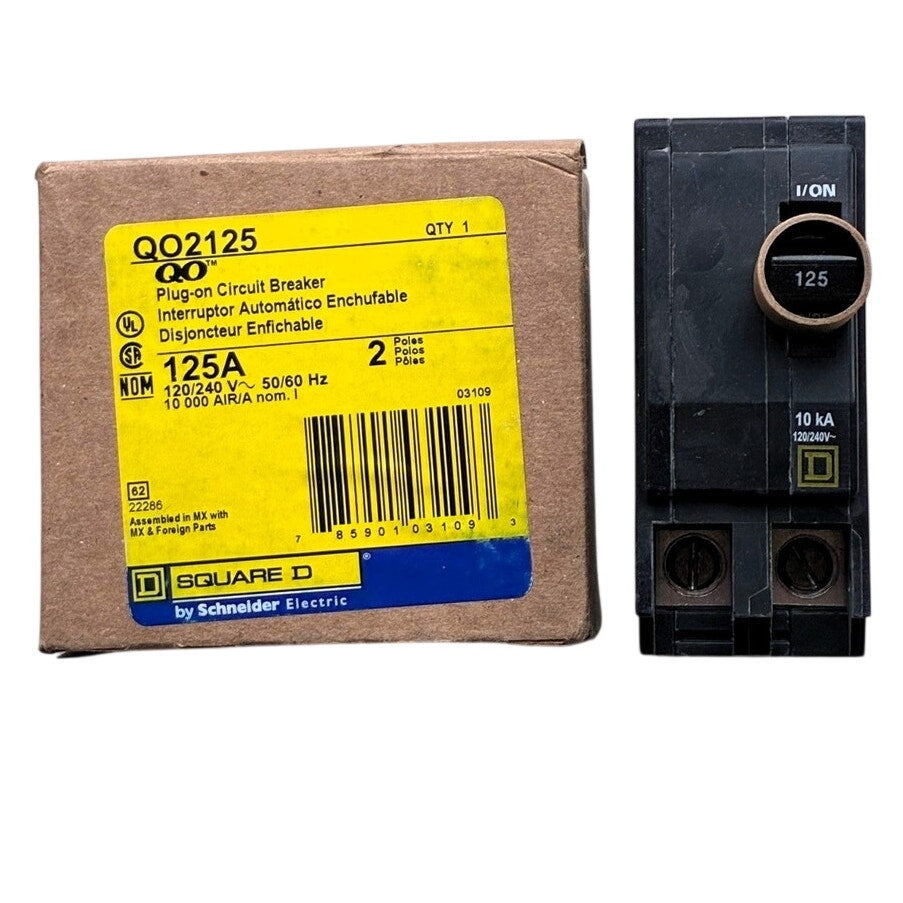 BRAND NEW NIB ~ Miniature Circuit Breaker, QO Series, 125A, 2 Pole, 120/240V AC