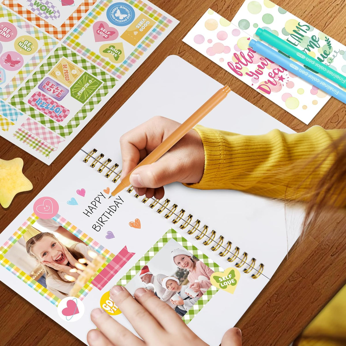 BRAND NEW ~ Large DIY Journal Stationary Scrapbook Kit ~ Teen Tween Girls 8-13