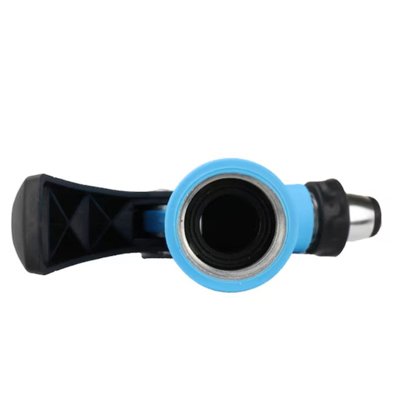 BRAND NEW ~ Bright Blue Project Source Melnor 2 Pattern Rear Trigger Hose Nozzle