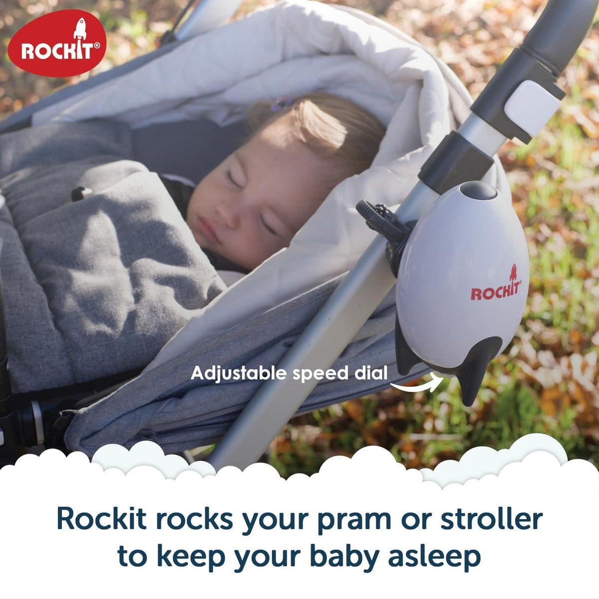 BRAND NEW ~ Rechargeable Rocker Baby Stroller Buggy Adjustable Rocking Device