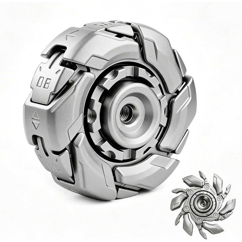 BRAND NEW ~ Metal Fidget Open Armor Slider Spinning Toy Stress Relief Autism