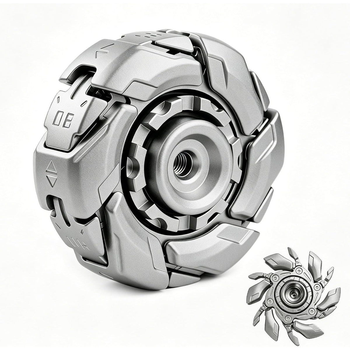 BRAND NEW ~ Metal Fidget Open Armor Slider Spinning Toy Stress Relief Autism