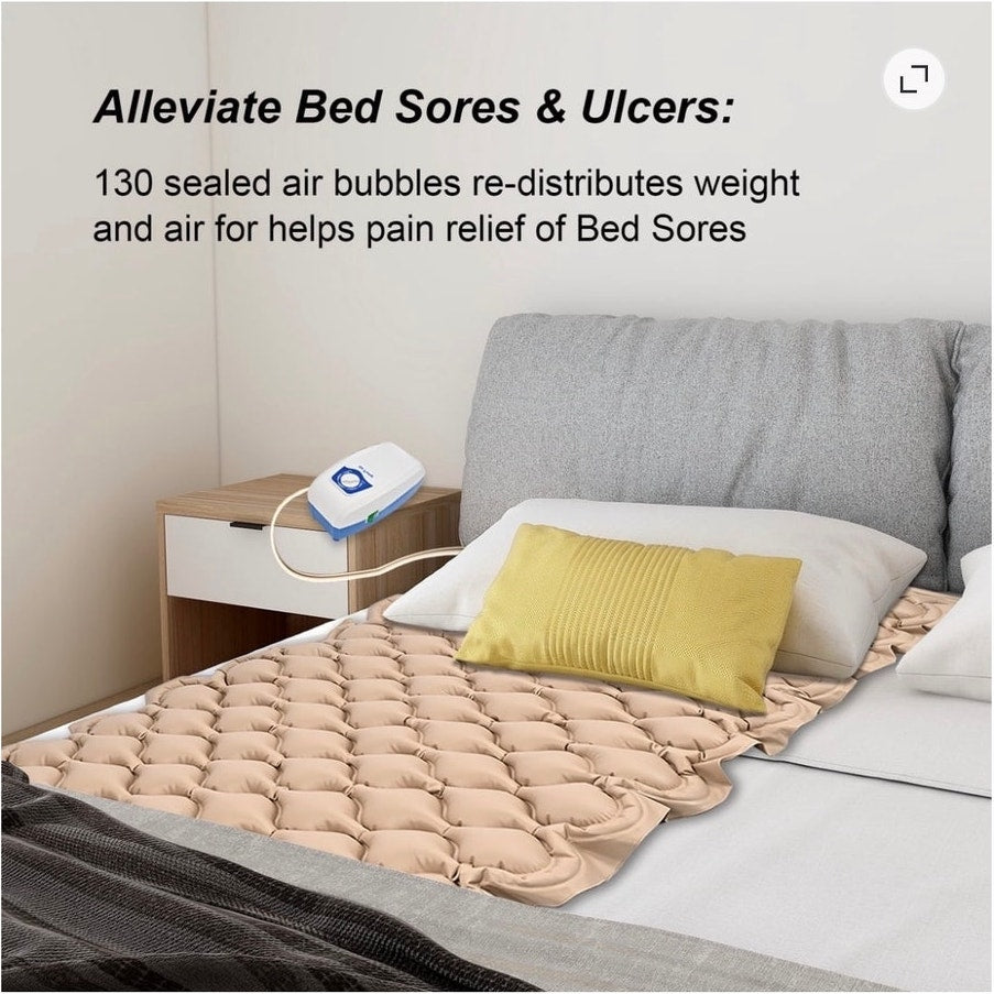 BRAND NEW ~ Beige Medical Alternating Pressure Bed Pad & Electric Pump System