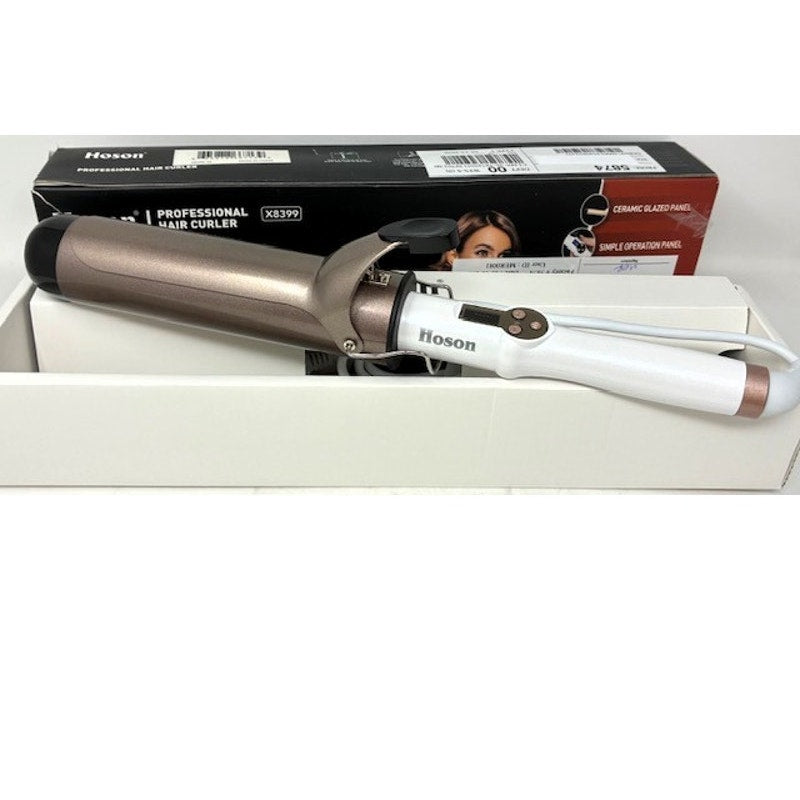 BRAND NEW ~ 2 Inch Large Barrel Dual Voltage LCD Display Curling Iron Wand
