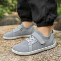 NWT ~ Kids Gray Athletic Sneakers Summer Tennis Shoes ~ Size US 11 (28)