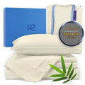 BRAND NEW ~ Buttercream QUEEN 4pc Organic Bamboo Viscose Cooling Bed Sheets Set
