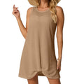 NWT ~ Khaki Swimsuit Coverup Beach Dress Bathing Suit Swimwear Cover Up ~ MEDIUM