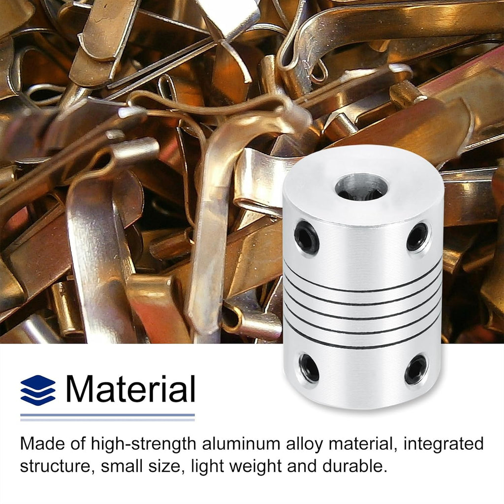 BRAND NEW ~ 4Pcs 4mm to 5mm Aluminum Alloy Shaft Coupling Motor Joint Connector