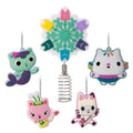 NWT ~ Hallmark Christmas Ornaments Gabby's Dollhouse 4 Mini & 1 Tree Topper
