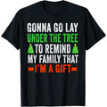 NWT ~ Black Christmas Tree Festive Gift Holiday T-Shirt Top ~ Men's Size XL