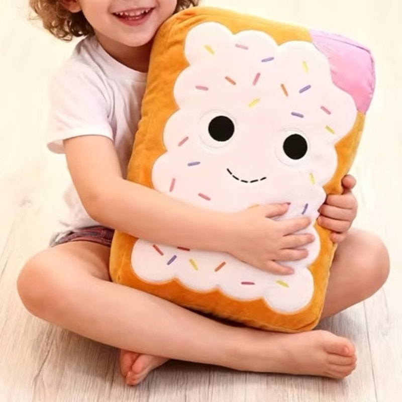 BRAND NEW ~ Large Soft Plush Pop Tart Cute Cookie Pillow Plush Toy ~ 16"