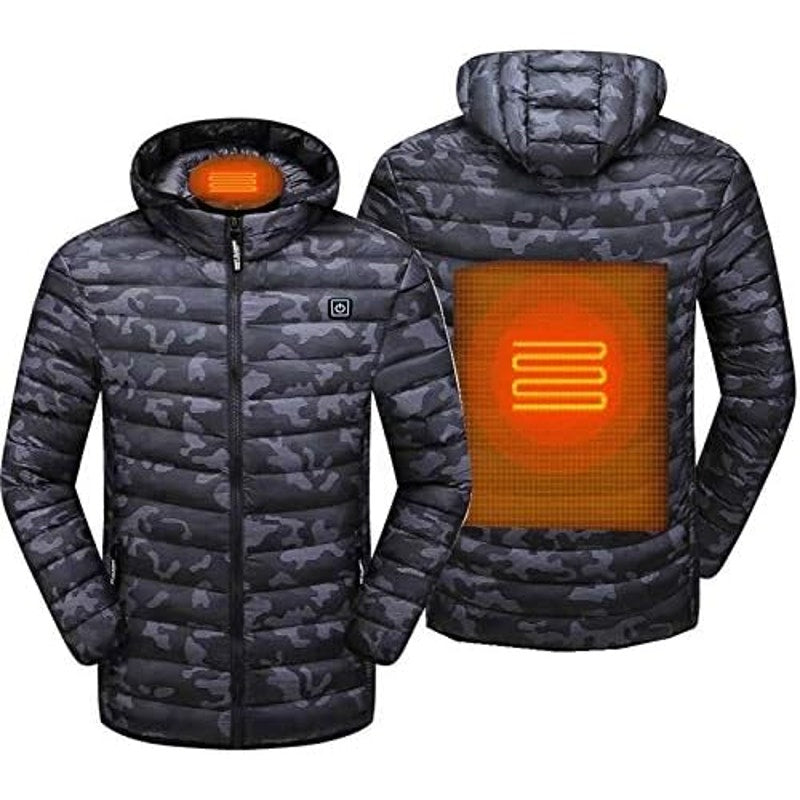 BRAND NEW ~ NWOT ~ Electric USB Navy Blue Heated Puffer Jacket Thermal Coat ~ XL