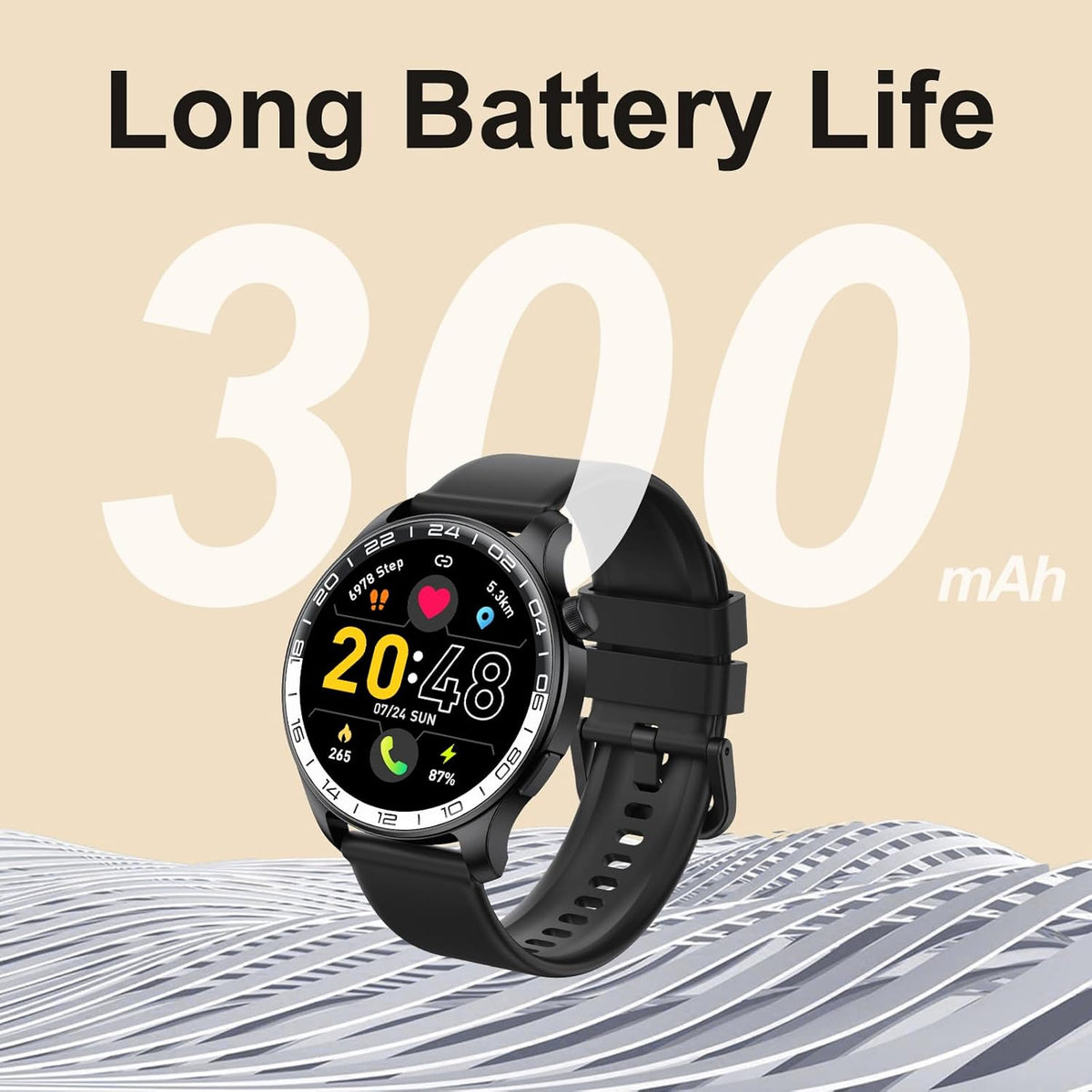 BRAND NEW ~ 40mm Touchscreen Smart Watch Phone & Fitness Tracker 110+ Sport Mode