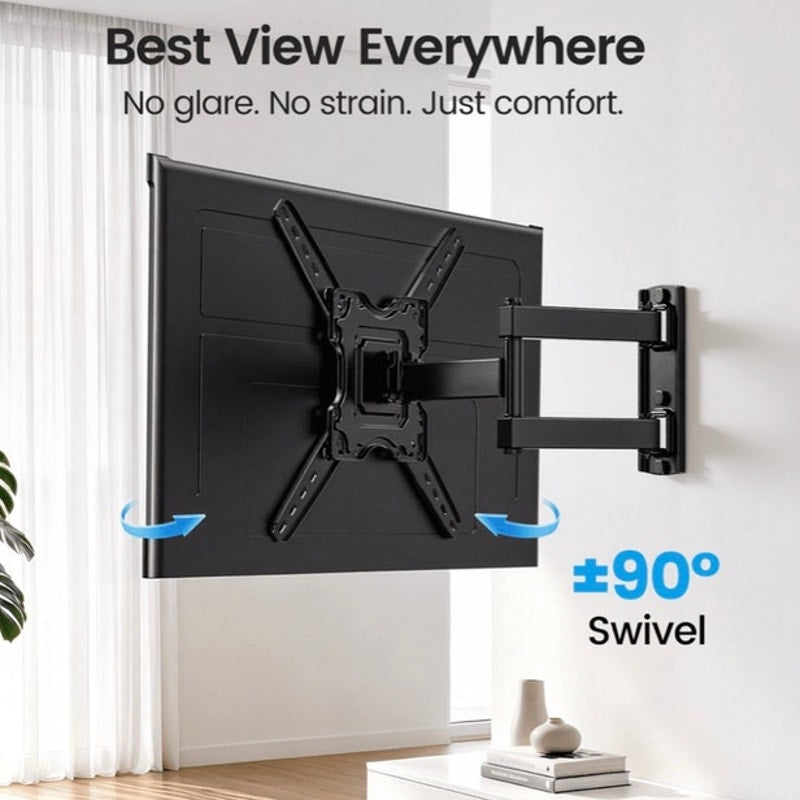 BRAND NEW ~ Full Motion TV Wall Mount Bracket 26-65 inch Extension Tilt Swivel