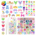 BRAND NEW ~ 3000pcs Assorted Charms Kawaii Bows Pearls Rhinestones Kit