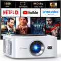 BRAND NEW ~ 1500 ANSI Smart Outdoor Projector Built-in Apps 30W Dolby Audio