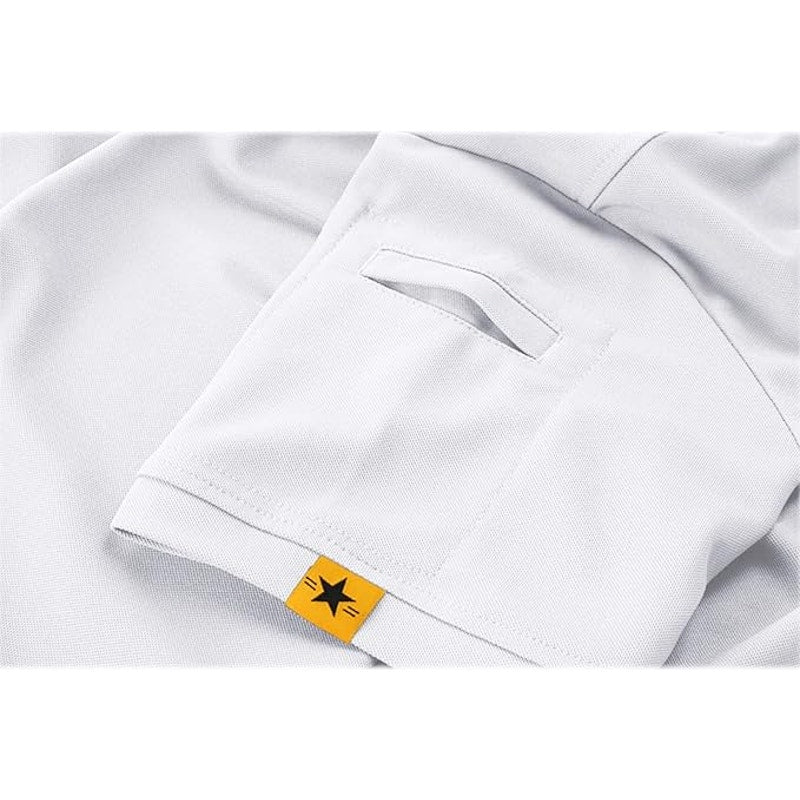 NWT ~ Men's White Breathable Moisture Wicking Golf Polo Shirt ~ Size XL