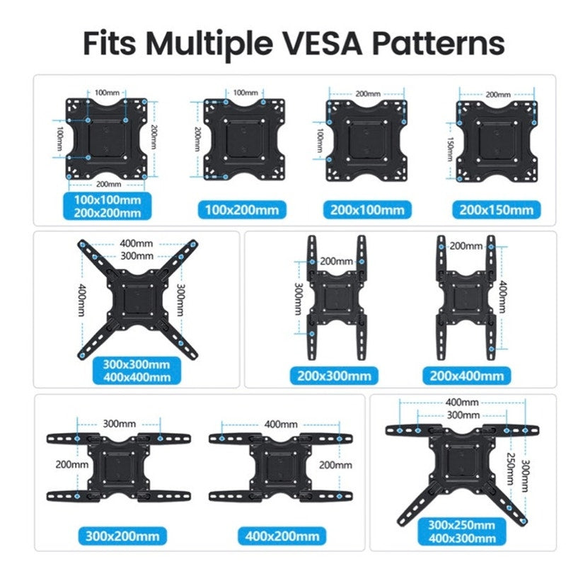 BRAND NEW ~ Full Motion TV Wall Mount Bracket 26-65 inch Extension Tilt Swivel