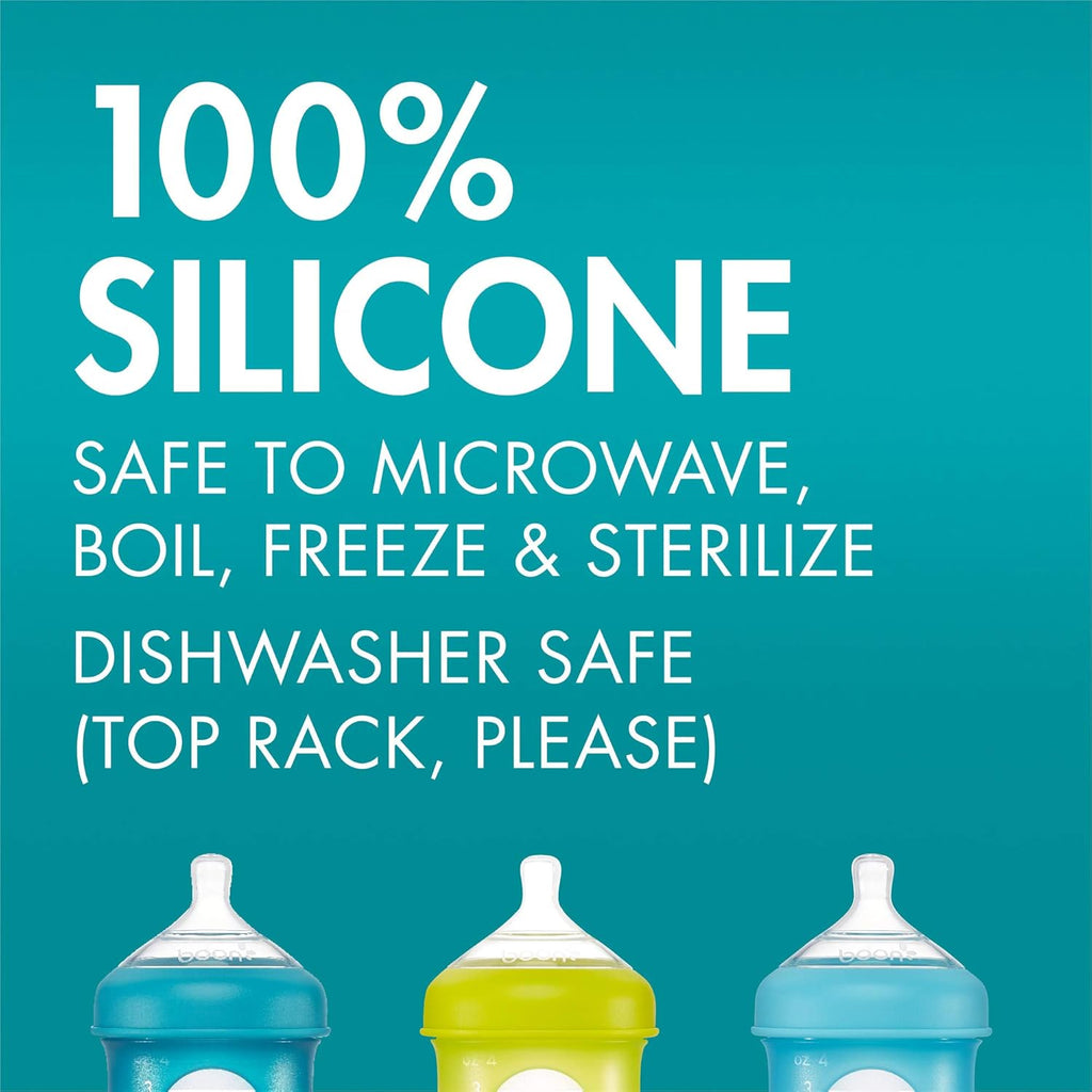 BRAND NEW ~ Set/3 Boon Nursh Silicone Extra Slow Flow Baby Bottle Nipples