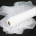 BRAND NEW ~ White Tulle Fabric ~ Approximately 5 1/2" Yards Wedding Crafts
