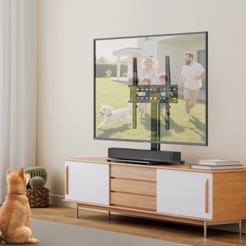 BRAND NEW ~ Universal Tabletop TV Stand 24-60" Flat Screens Desktop TV Base
