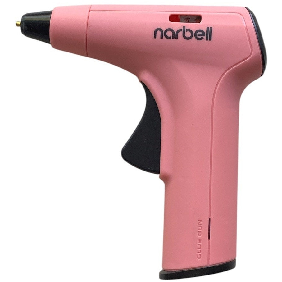 NWT ~ PINK Cordless Anti Drip Nozzle Hot Glue Gun Kit & Glue Sticks
