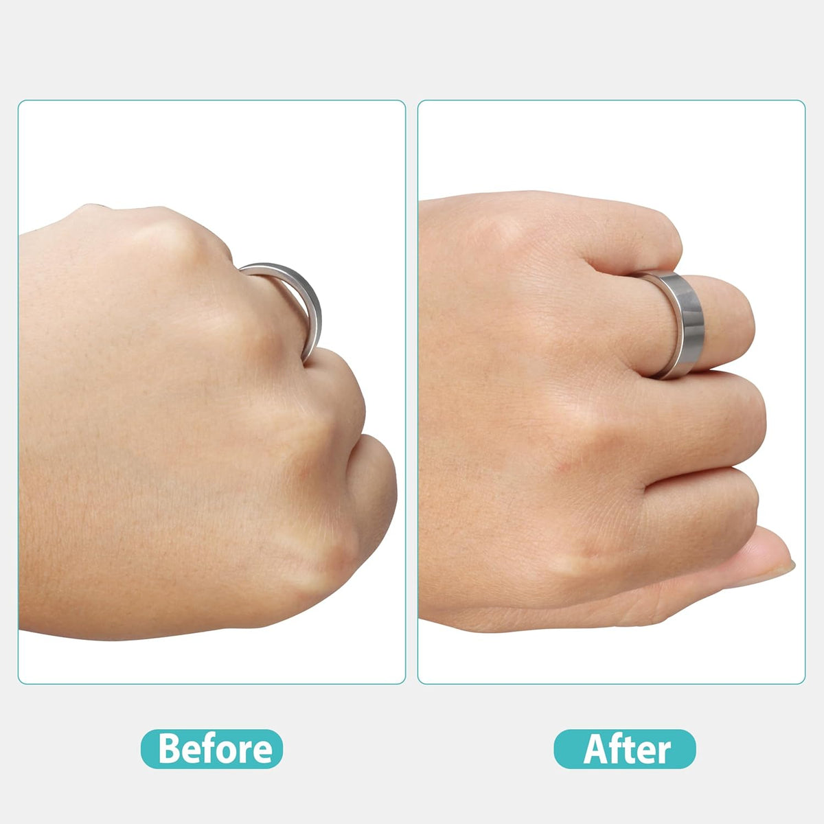 BRAND NEW ~ Invisible Assorted Sizes Comfortable Ring Guards Size Adjusters