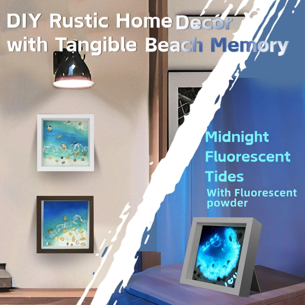 BRAND NEW ~ Beach Ocean Theme Resin Art Painting Kit for Beginners