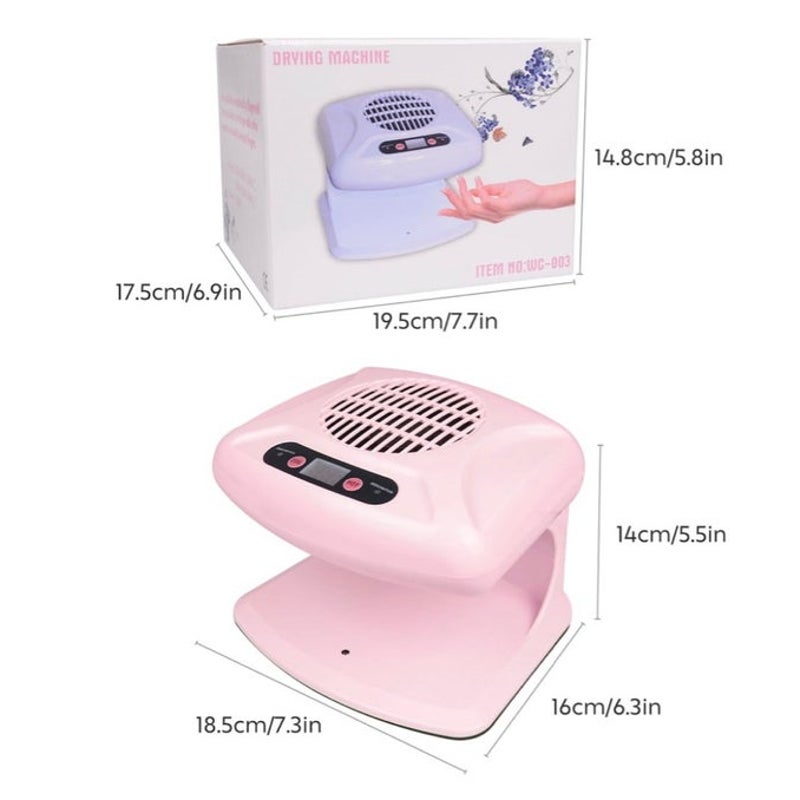 BRAND NEW ~ Pink 300W Timing Air Nail Dryer Blow Dryer & Automatic Sensor
