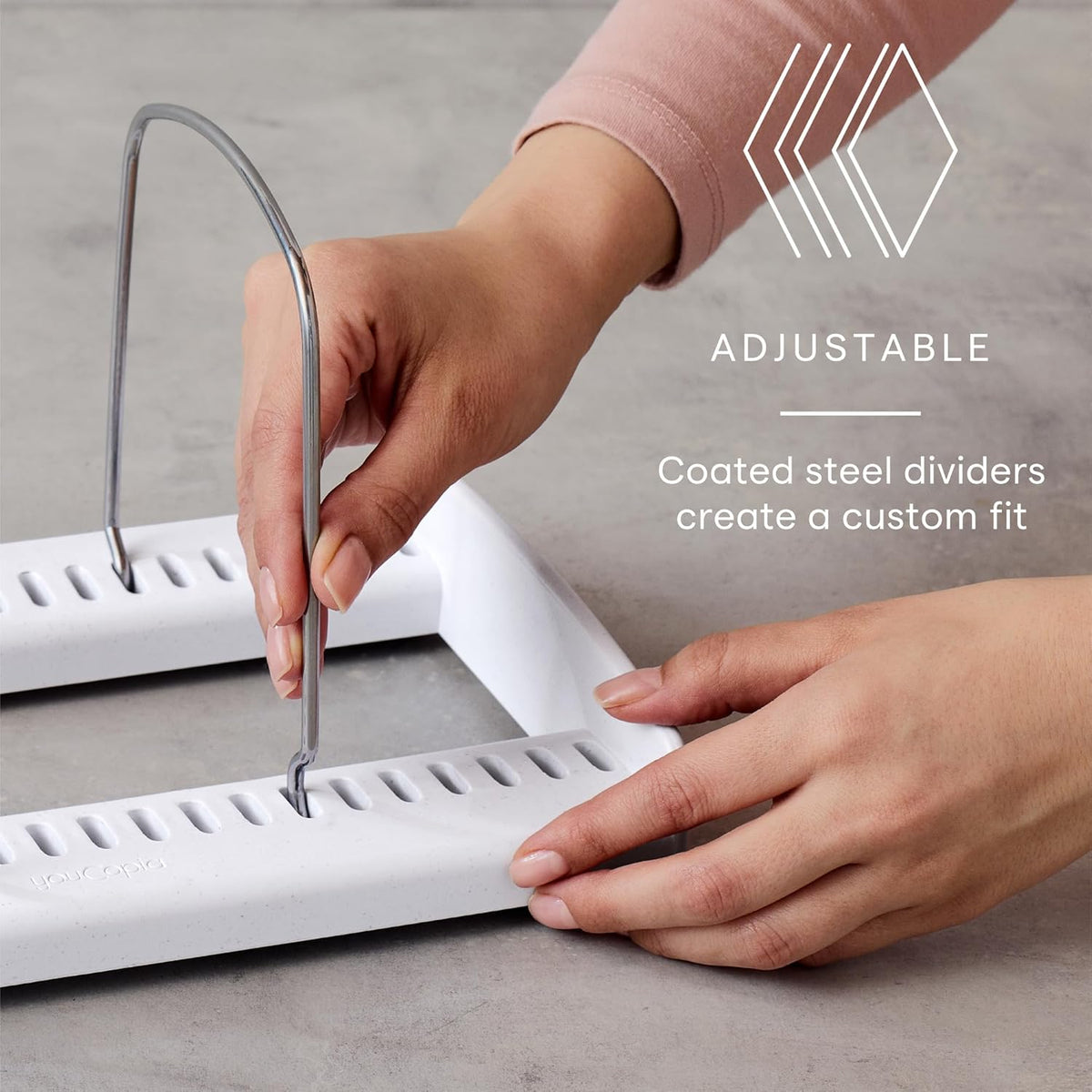 BRAND NEW ~ YouCopia Store More Adjustable Bakeware Rack Storage Organizer