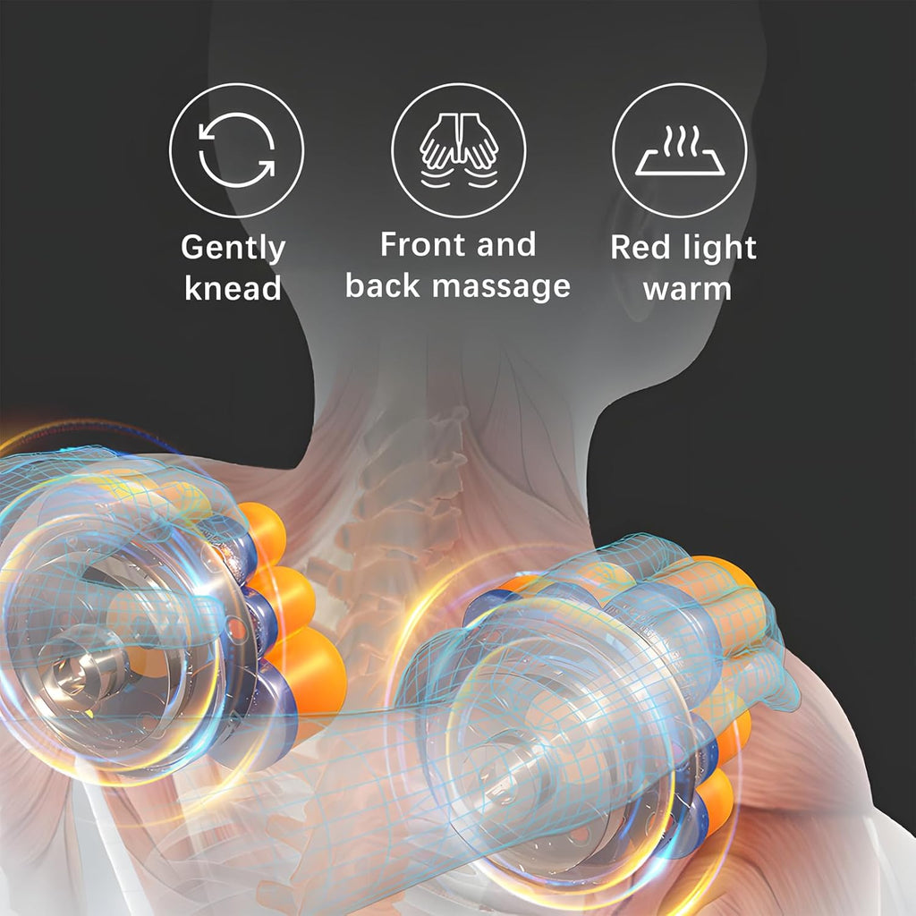 BRAND NEW ~ Multifunctional 3 Speed Rechargeable Portable Neck Massager Pillow