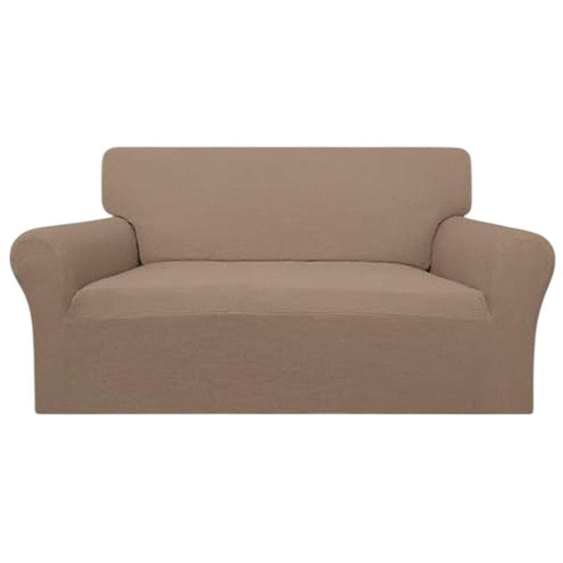 BRAND NEW ~ Camel Stretch Jacquard Waterproof COUCH Cover SOFA Slipcover